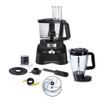 Tefal - Keittiörobotti DOUBLE FORCE 1000W/230V musta