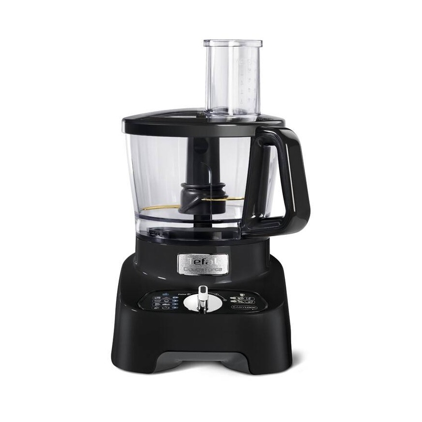 Tefal - Keittiörobotti DOUBLE FORCE 1000W/230V musta