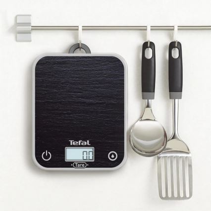 Tefal - Keittiövaaka OPTISS 2xAAA musta