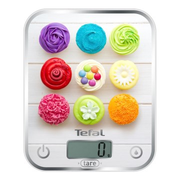 Tefal - Keittiövaaka OPTISS 2xAAA värikäs
