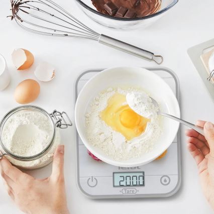 Tefal - Keittiövaaka OPTISS 2xAAA värikäs