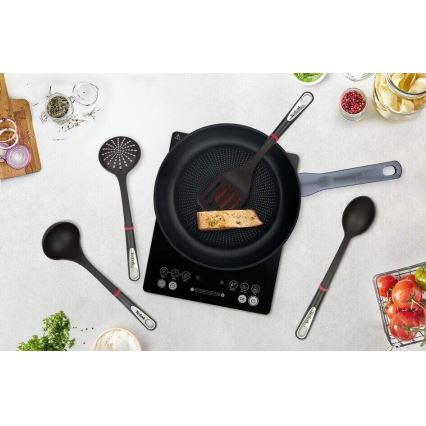 Tefal - Keittiövälinesarja 4 kpl INGENIO musta