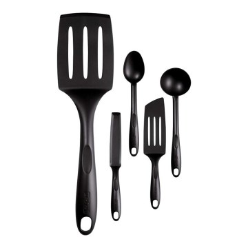 Tefal - Keittiövälinesarja 5 kpl BIENVENUE musta