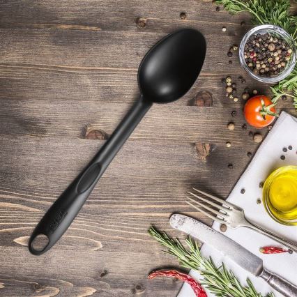 Tefal - Keittiövälinesarja 9 kpl BIENVENUE musta