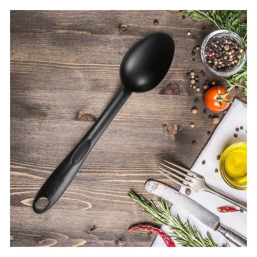 Tefal - Keittiövälinesarja 9 kpl BIENVENUE musta