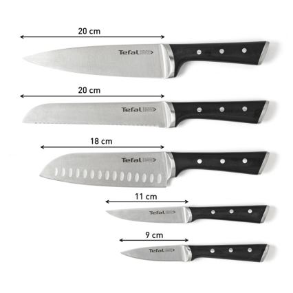 Tefal - Keittiöveitsisarja telineessä ICE FORCE 6 kpl