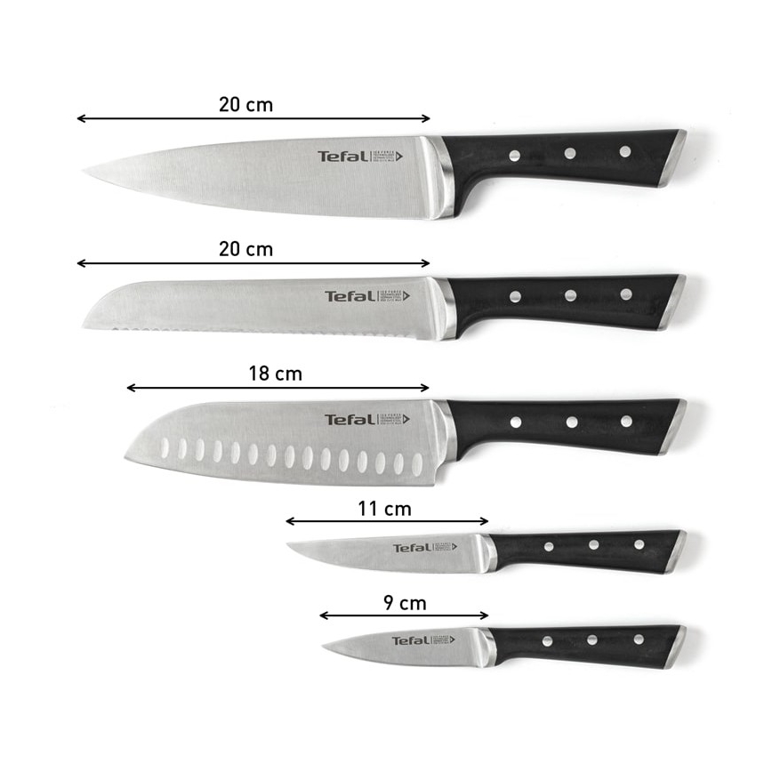 Tefal - Keittiöveitsisarja telineessä ICE FORCE 6 kpl