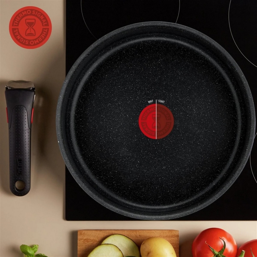 Tefal - Keittoastiasarja 4 kpl INGENIO BLACK STONE