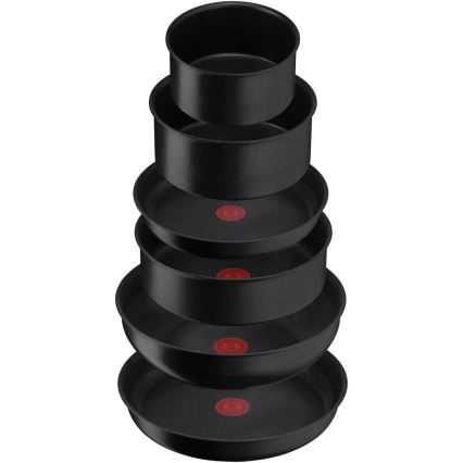 Tefal - Keittoastiasarja 7 kpl INGENIO BLACK STONE