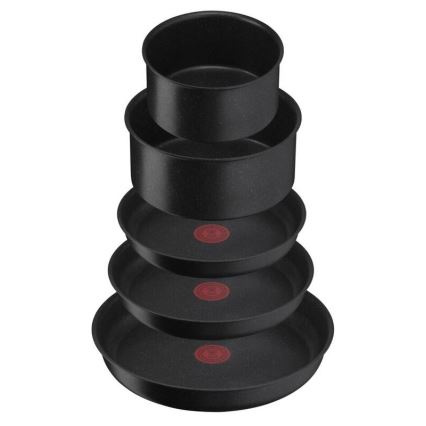 Tefal - Keittoastiasarja 8 kpl INGENIO BLACK STONE