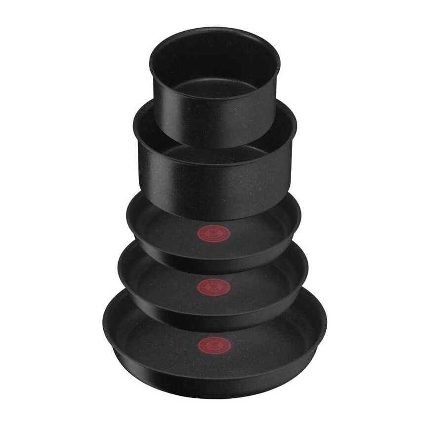 Tefal - Keittoastiasarja 8 kpl INGENIO BLACK STONE