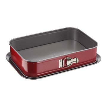 Tefal - Kokoontaittuva kakkumuotti DELIBAKE 36x24 cm punainen