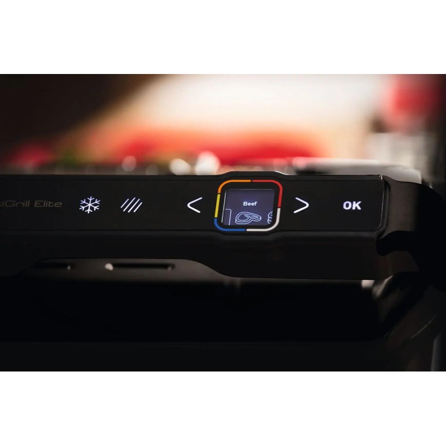Tefal - Kontaktigrilli OPTIGRILL ELITE 2000W/230V musta