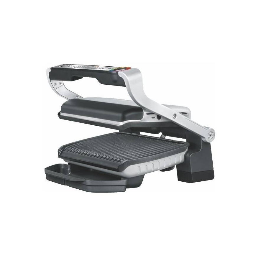 Tefal - Kontaktigrilli OPTIGRILL+ INOX WAFFLES 2000W/230V musta/kromi