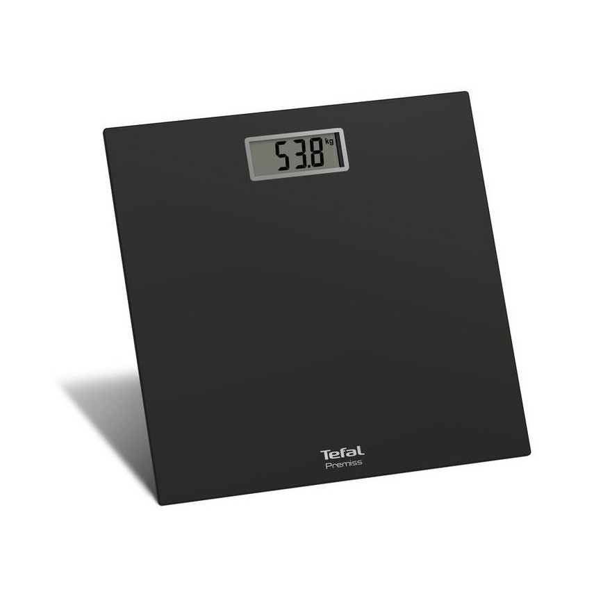 Tefal - Kylpyhuoneen vaaka PREMISS 1xCR2032 musta
