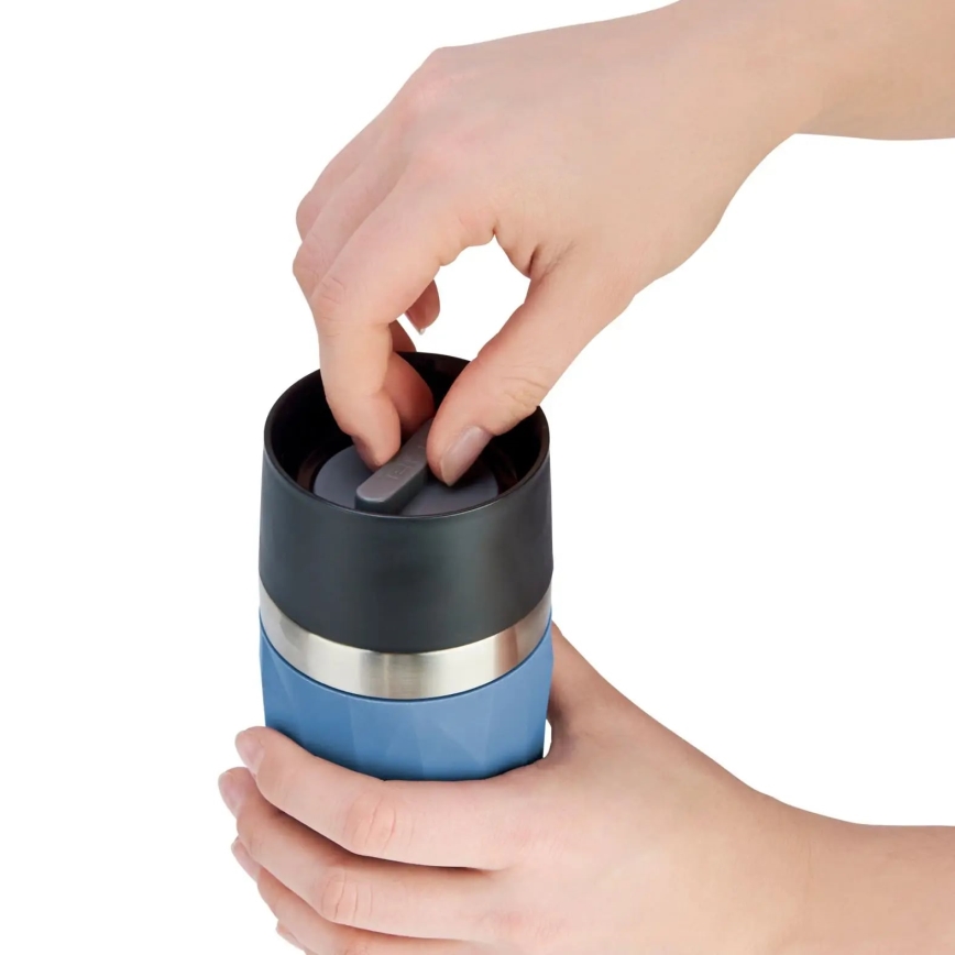 Tefal - Lämpömuki 300 ml COMPACT MUG ruostumaton/sininen
