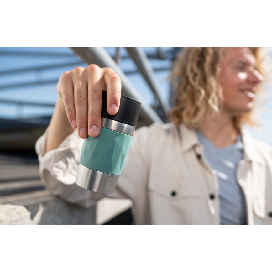 Tefal - Lämpömuki 300 ml COMPACT MUG ruostumaton/vihreä