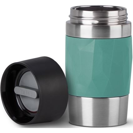 Tefal - Lämpömuki 300 ml COMPACT MUG ruostumaton/vihreä
