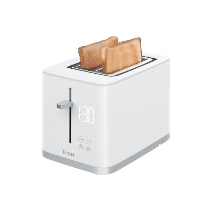 Tefal - Leivänpaahdin kahdella aukolla SENSE 850W/230V valkoinen