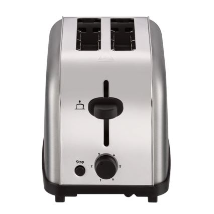 Tefal - Leivänpaahdin kahdella aukolla ULTRA MINI 700W/230V mattakromi
