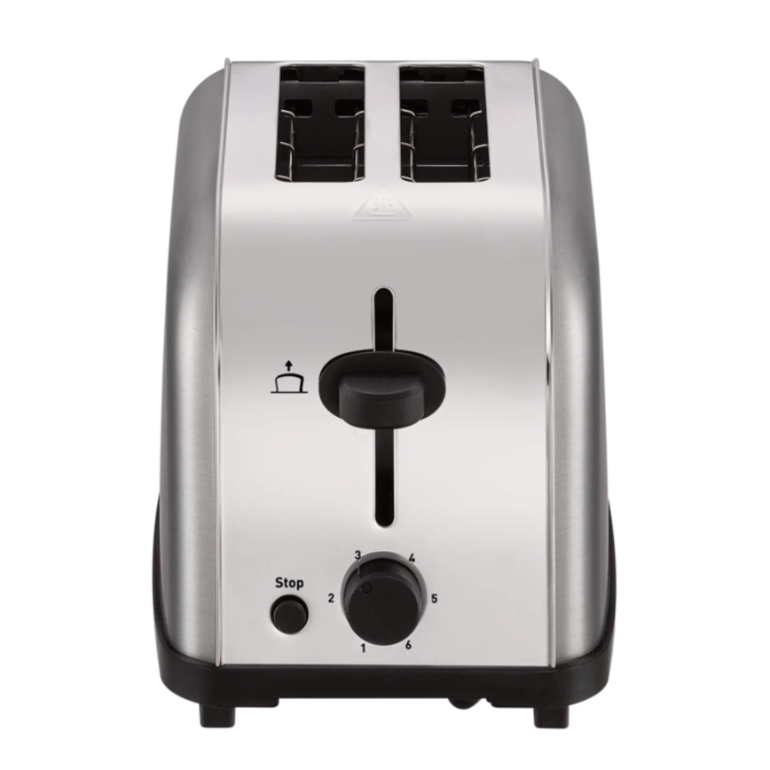 Tefal - Leivänpaahdin kahdella aukolla ULTRA MINI 700W/230V mattakromi