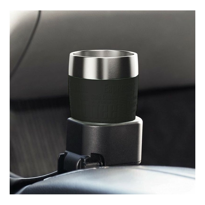 Tefal - Matkamuki 200 ml TRAVEL CUP ruostumaton/musta
