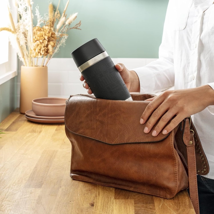 Tefal - Matkamuki 360 ml TRAVEL MUG ruostumaton/musta