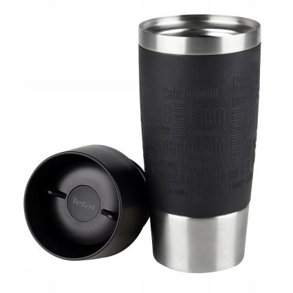 Tefal - Matkamuki 360 ml TRAVEL MUG ruostumaton/musta