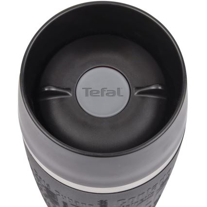 Tefal - Matkamuki 360 ml TRAVEL MUG ruostumaton/musta