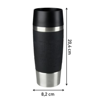 Tefal - Matkamuki 360 ml TRAVEL MUG ruostumaton/musta