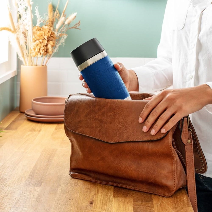 Tefal - Matkamuki 360 ml TRAVEL MUG ruostumaton/tummansininen