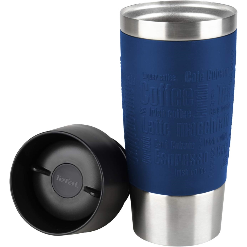 Tefal - Matkamuki 360 ml TRAVEL MUG ruostumaton/tummansininen