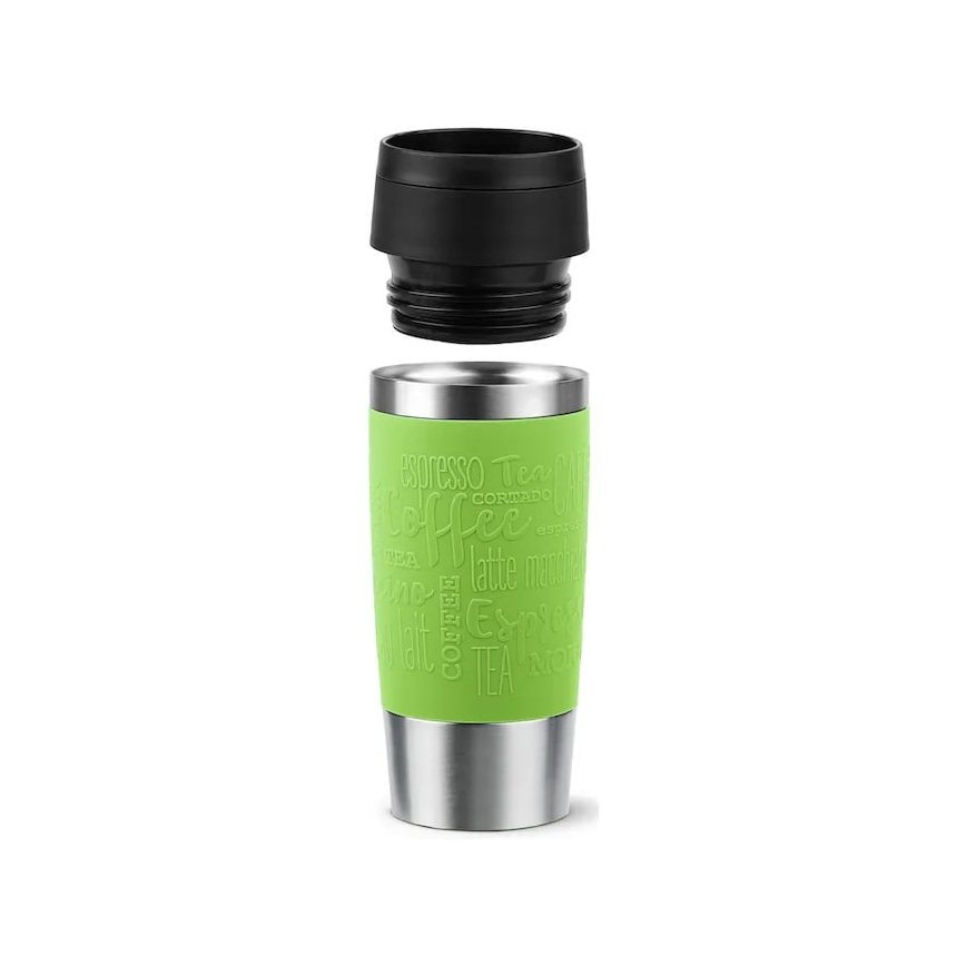 Tefal - Matkamuki 360 ml TRAVEL MUG ruostumaton/vihreä