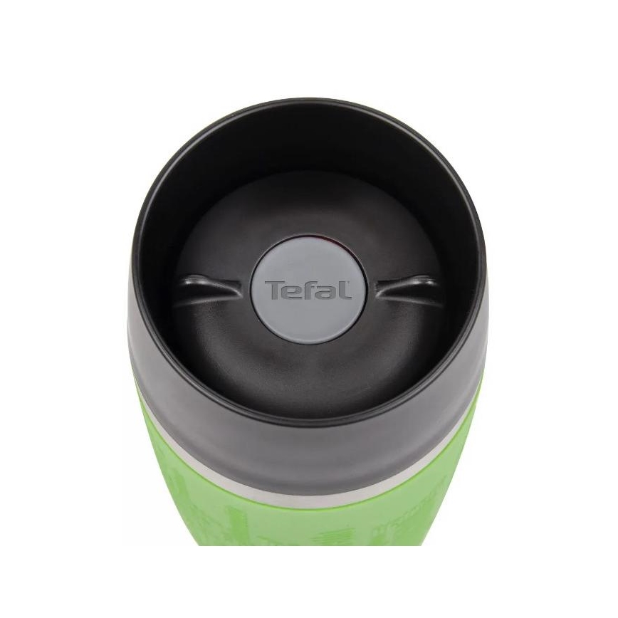 Tefal - Matkamuki 360 ml TRAVEL MUG ruostumaton/vihreä