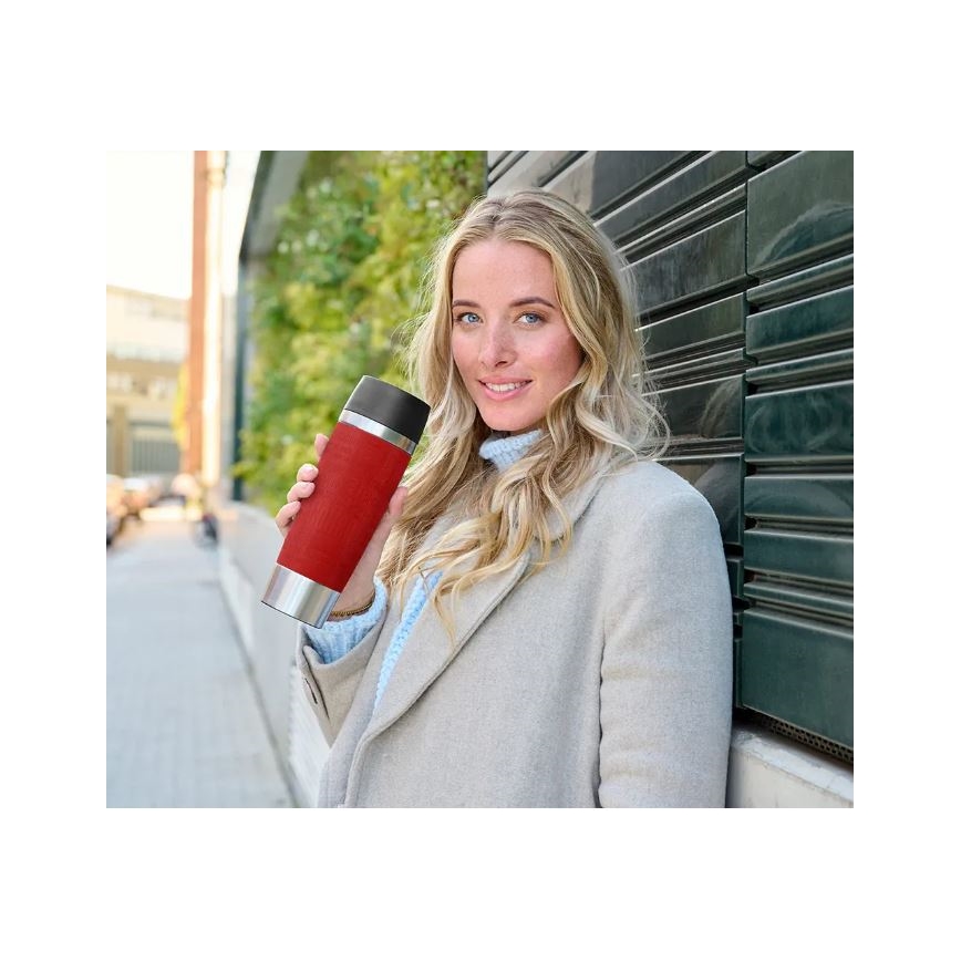 Tefal - Matkamuki 500 ml TRAVEL MUG ruostumaton/punainen