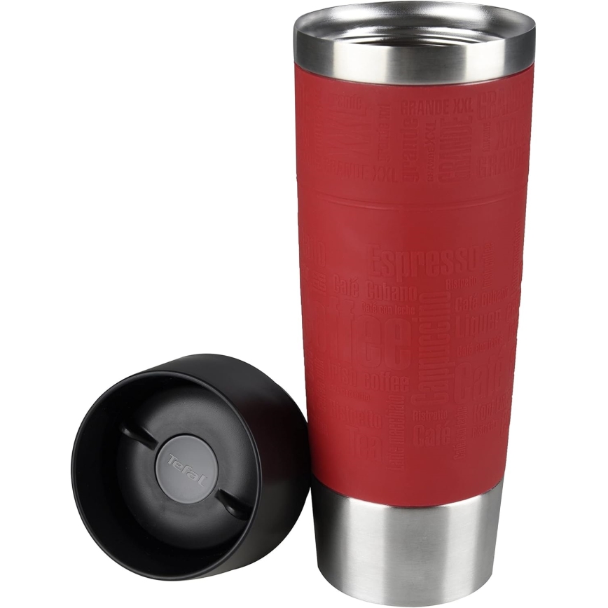 Tefal - Matkamuki 500 ml TRAVEL MUG ruostumaton/punainen