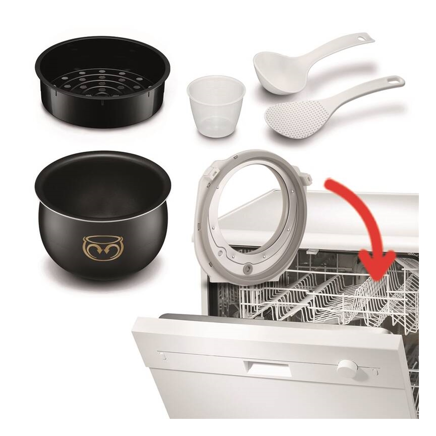 Tefal - Monitoiminen sähkökattila FUZZY 750W/230V