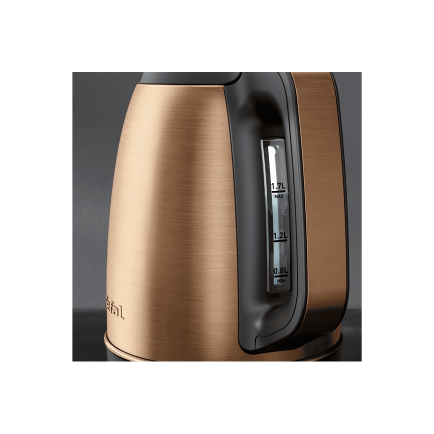 Tefal - Nopea vedenkeitin COPPERTINTO 1,7 l 2400W/230V