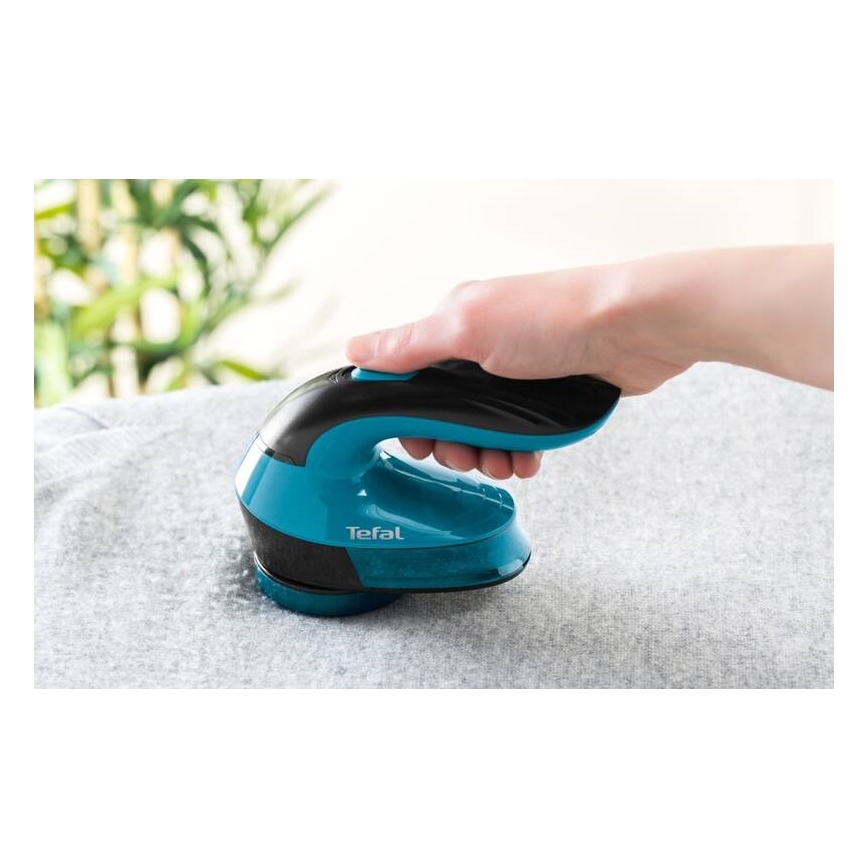 Tefal - Nukanpoistolaite LINT 2xAA musta/sininen