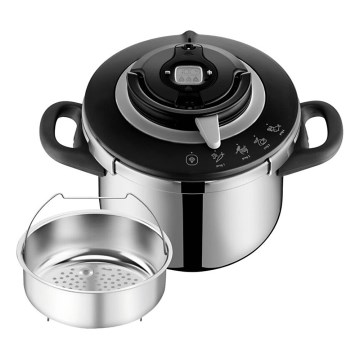 Tefal - Painekeitin 6 l CLIPSO+ CHEF ruostumatonta terästä