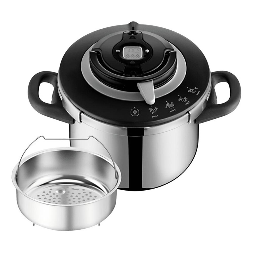 Tefal - Painekeitin 6 l CLIPSO+ CHEF ruostumatonta terästä