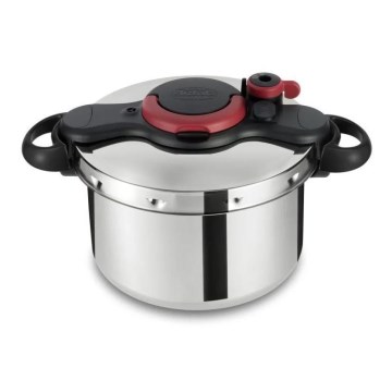 Tefal - Painekeitin 6 l CLIPSO MINUT EASY ruostumaton