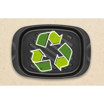 Tefal - Paistinpannu LA RECYCLE 27x39 cm musta