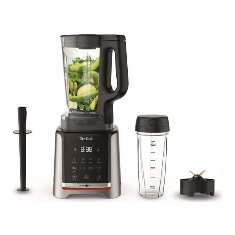 Tefal - Pöytäsekoitin 1,7 l INFINITYMIX+ 1600W/230V musta/ruostumaton