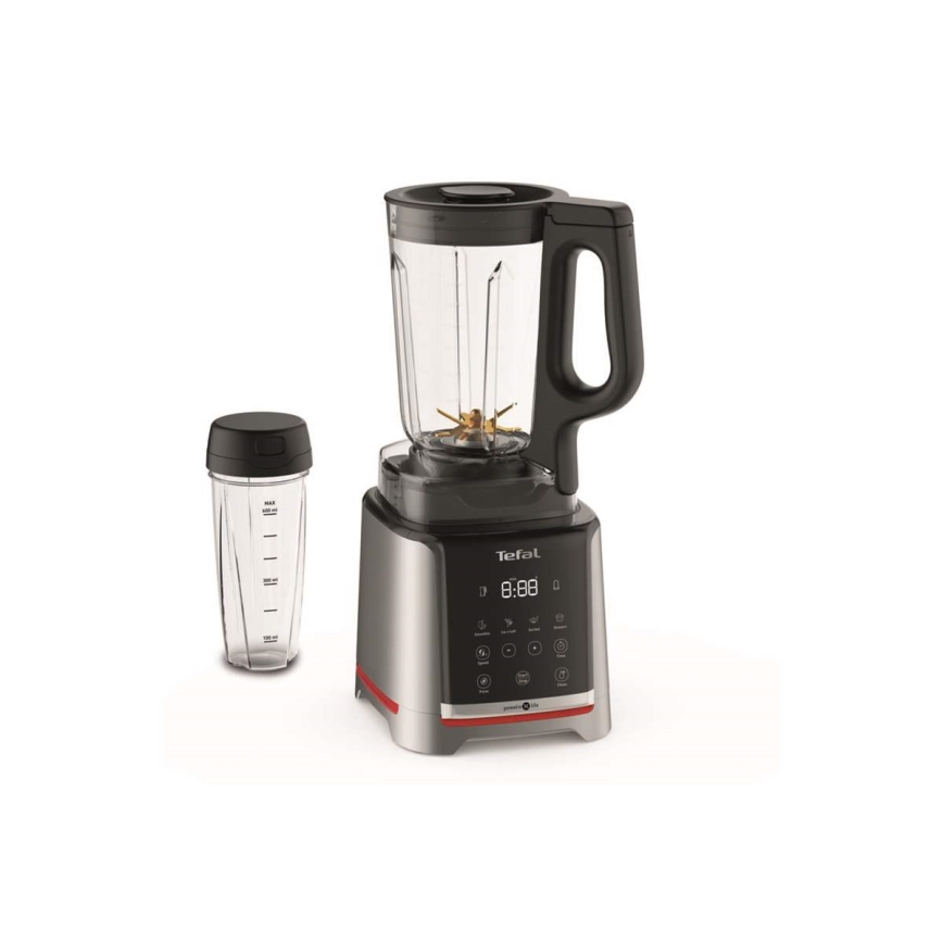 Tefal - Pöytäsekoitin 1,7 l INFINITYMIX+ 1600W/230V musta/ruostumaton
