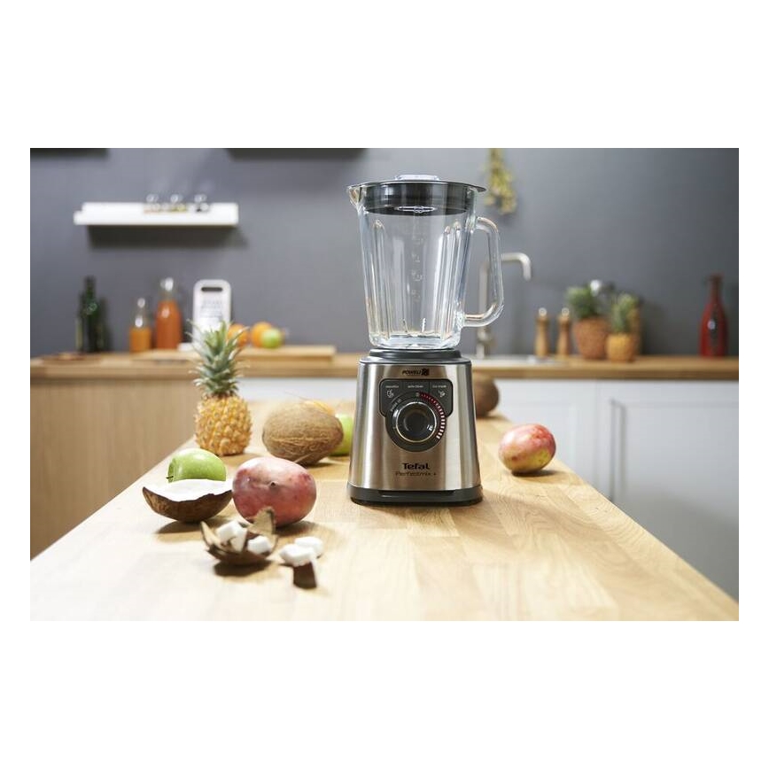 Tefal - Pöytäsekoitin 2 l PERFECTMIX+ 1200W/230V mattakromi/musta