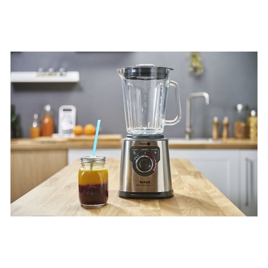 Tefal - Pöytäsekoitin 2 l PERFECTMIX+ 1200W/230V mattakromi/musta