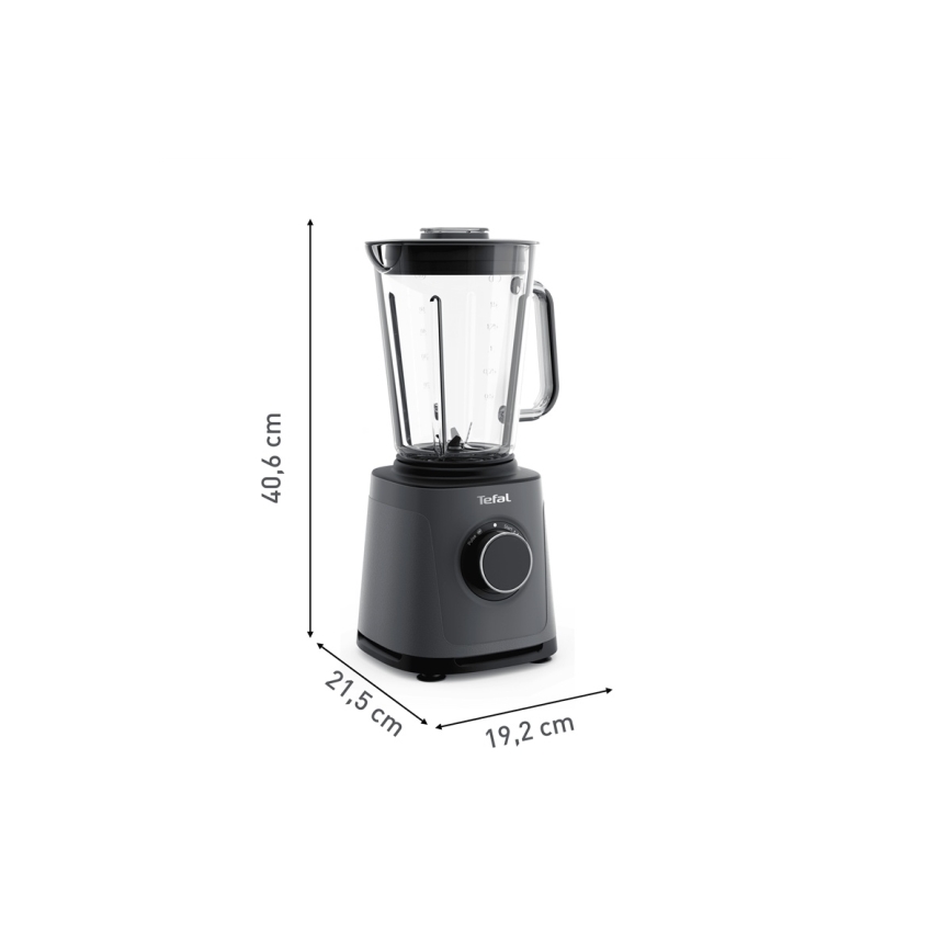 Tefal - Pöytäsekoitin 2 l PERFECTMIX+ 1200W/230V musta