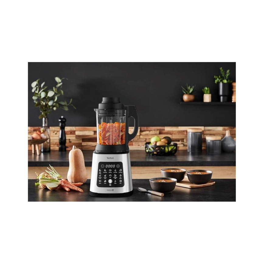 Tefal - Pöytäsekoitin 2 l PERFECTMIX+ 1400W/230V mattakromi