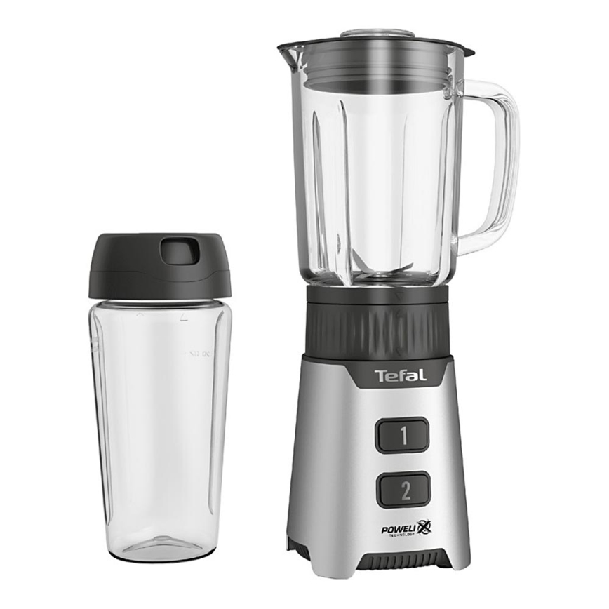 Tefal - Pöytäsekoitin BLENDFORCE 400W/230V ruostumaton/musta